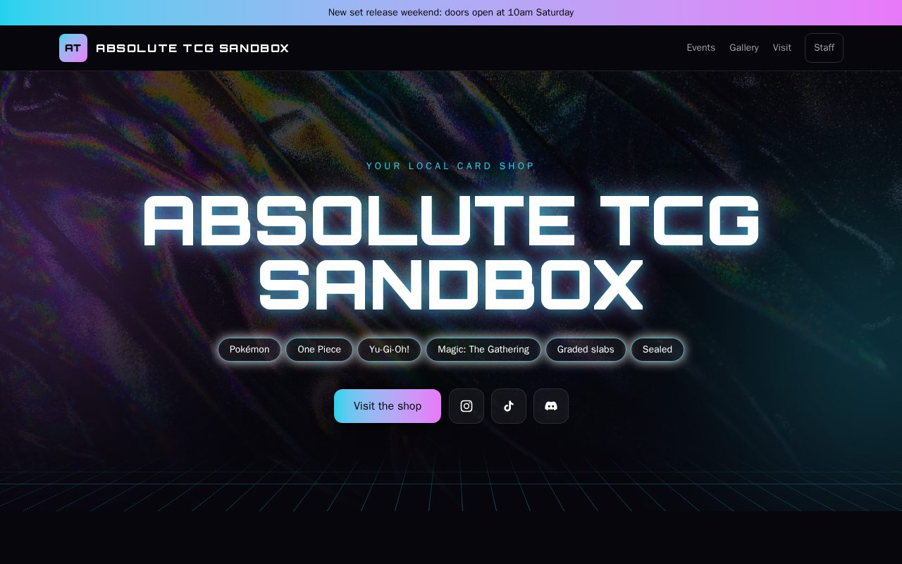 Neon Arcade storefront theme